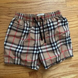 Boy’s Burberry Swim Trunks